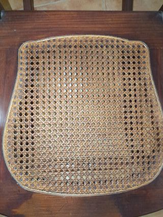 Pareja Mecedoras Caoba Antiguas