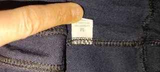 Pantalón elástico chica azul