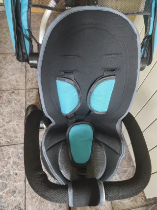 Triciclo Bebe Pascal con Capota Azul