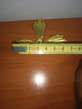 adorno metal niño jesus