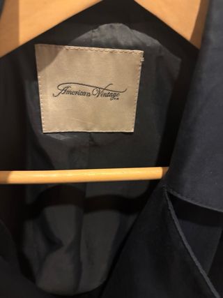 Gabardina azul American Vintage T. S