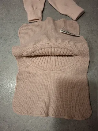 Set guanti e scaldacollo H&M bambina rosa
