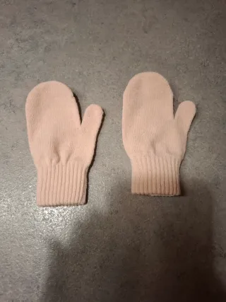 Set guanti e scaldacollo H&M bambina rosa