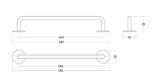 Tiradores Viefe Milano Rojo Volcán