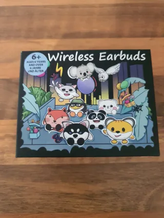 Auriculares Inalámbricos Diseño Zorro Naranja