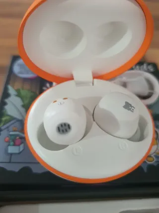 Auriculares Inalámbricos Diseño Zorro Naranja