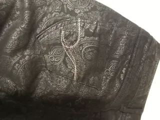 Pantalón Desigual Negro Estampado