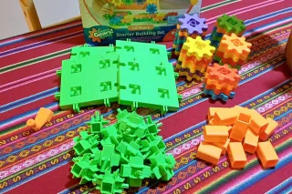 Set Construcción Gears! Gears! Gears! 60 Piezas