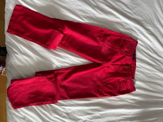 Pantalón vaquero rojo hombre Talla 40