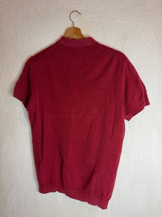 Massimo Dutti Polo Rojo Talla S