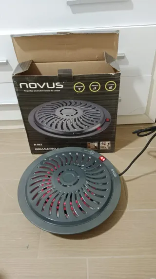 Estufa redonda eléctrica Novus