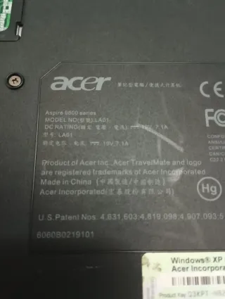 Acer Aspire 9800-9920 Laptop Si Accende