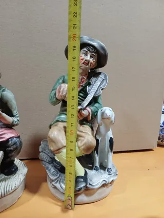 Lote 3 figuras antiguas profesiones