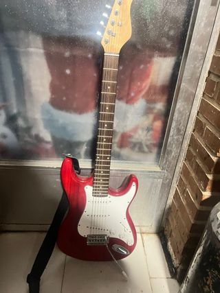 Guitarra Eléctrica Roja