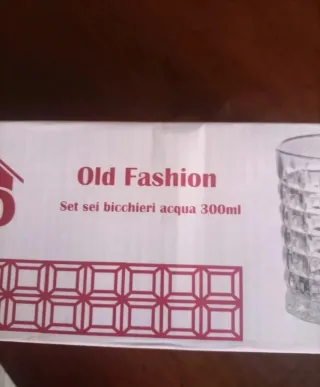 Set 6 Bicchieri Old Fashion