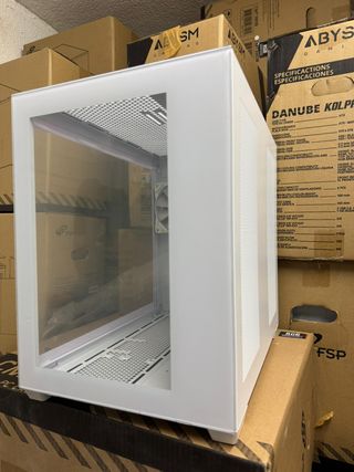 Torre PC FSP CMT380 ARGB Blanca Doble Cristal