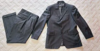 Pal Zileri grigio con righe sottili