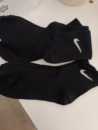 5 Pares Calcetines Negros Talla 35-43