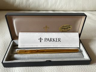 Penna Stilografica Parker Dorata
