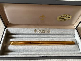 Penna Stilografica Parker Dorata