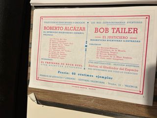 Reproducciones Cómics Españoles de los años 40