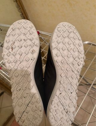 Scarpe da calcio Kipsta nere e bianche