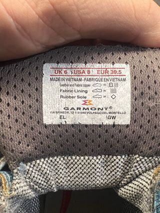 Scarponi Garmont Gore-Tex Vibram Beige/Grigio