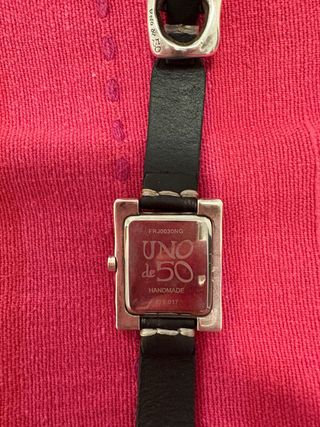 Reloj UNO de 50 Mujer Negro/Plata