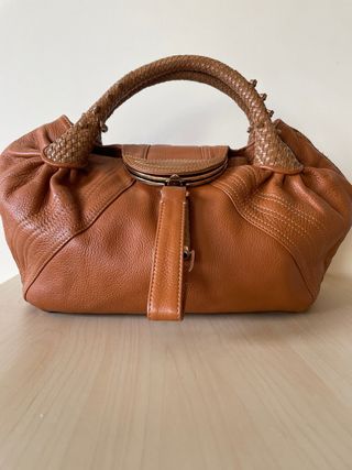Bolso Fendi Piel Marrón Mujer