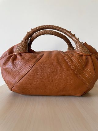 Bolso Fendi Piel Marrón Mujer
