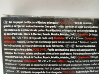 48 Lijas Triangulares PARKSIDE