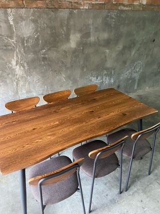 Mesa Comedor Madera y Metal