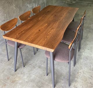 Mesa Comedor Madera y Metal