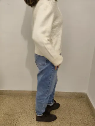 Jersey Cortefiel blanco