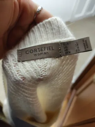 Jersey Cortefiel blanco