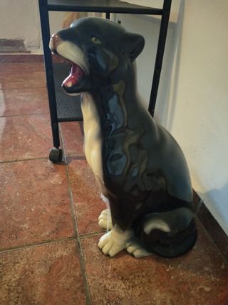 Figura Puma Porcelana de 55cm de longitud