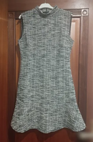 Vestido jaspeado Mango Talla M