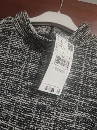 Vestido jaspeado Mango Talla M