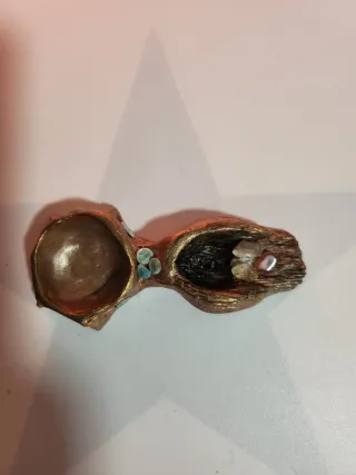 Portacandele incensiere artigianale. Senza stampi, unica.