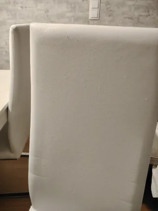 Sillas polipiel blancas (Set de 4)