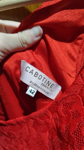 Vestido fiesta rojo, en perfecto estado.