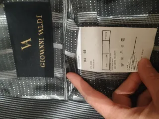 Traje de ceremonia novio rayas