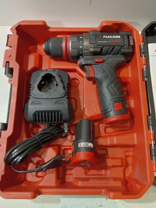 Percusión Taladro 12V PARKSIDE + 2 Baterías