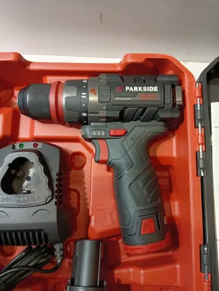 Percusión Taladro 12V PARKSIDE + 2 Baterías