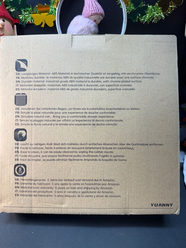 Alcachofa Ducha YUANNY 10 26cm