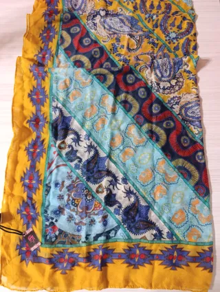 Foulard Gai Mattiolo Nuovo Multicolor