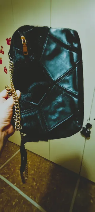 Borsa tracolla vera pelle