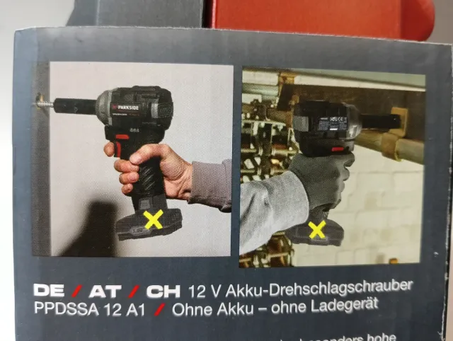PARKSIDE 12V Atornillador de Impacto
