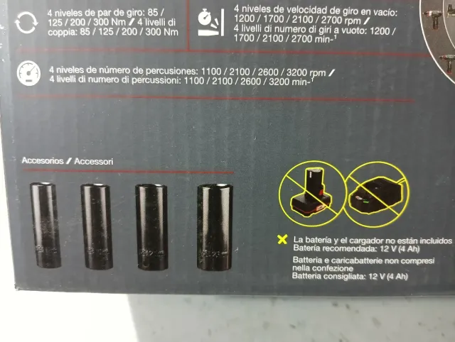 PARKSIDE 12V Atornillador de Impacto