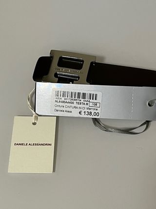 Cintura Daniele Alessandrini vera pelle H